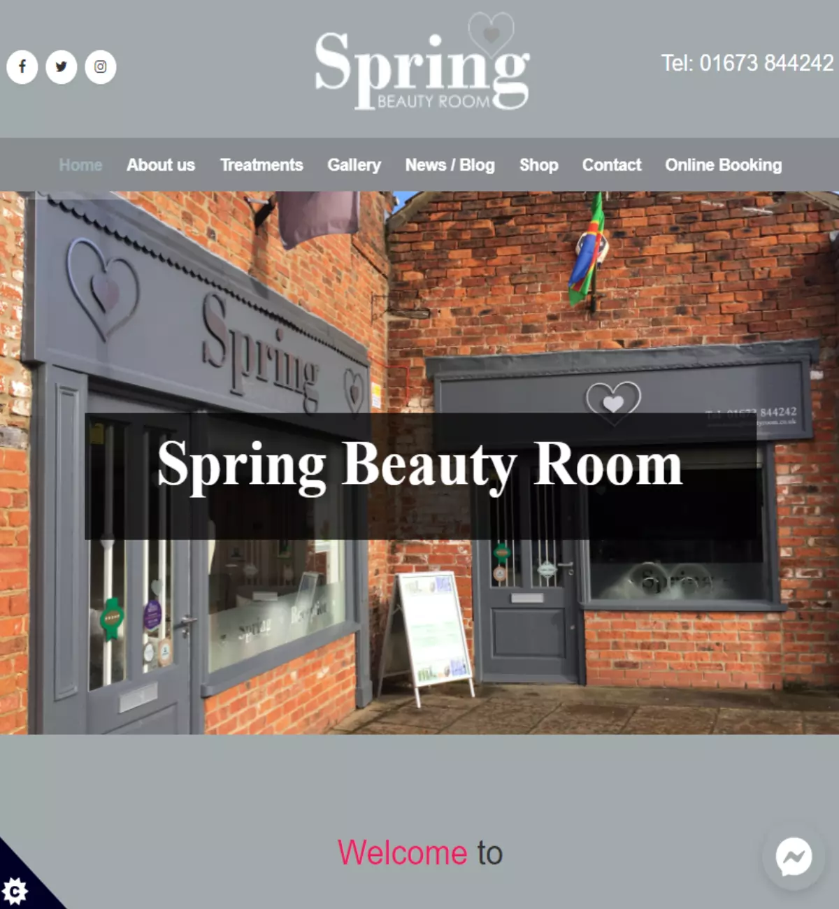 spring beauty room